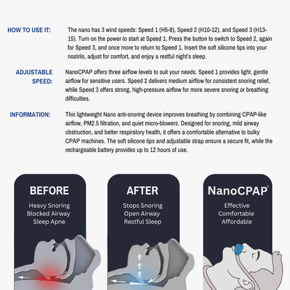 Electric Anti-Snoring Device
